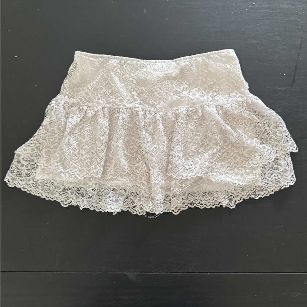 Lace Mini Skirt